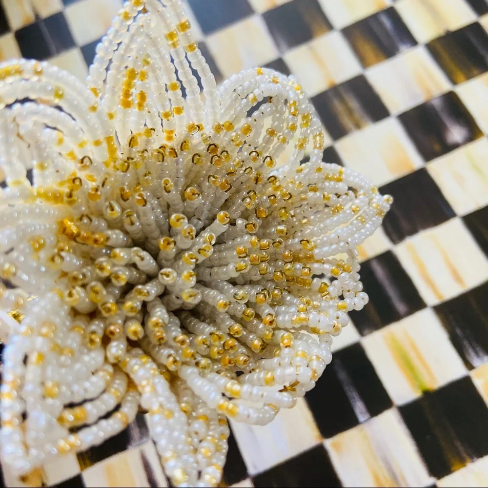 New MacKenzie-Childs napkin ring gold - Picture 5 of 9